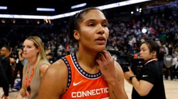 Connecticut Sun star Alyssa Thomas during the WNBA playoffs