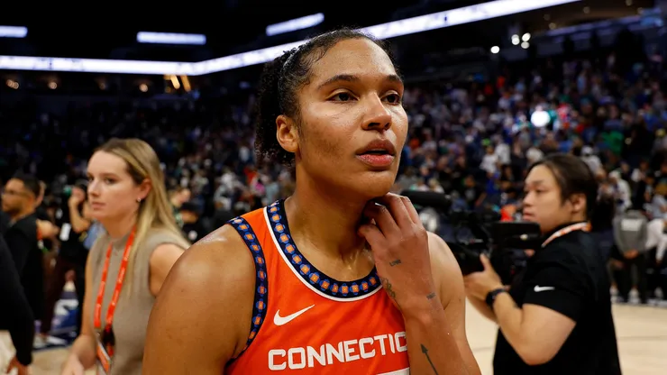 Connecticut Sun star Alyssa Thomas during the WNBA playoffs