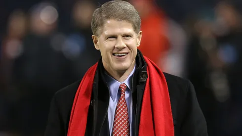 Clark Hunt, owner of the Kansas City Chiefs, smiles before the game against the Chicago Bears at Soldier Field on December 22, 2019.