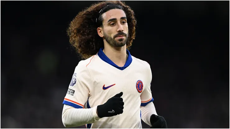 Marc Cucurella of Chelsea during a Premier League game.