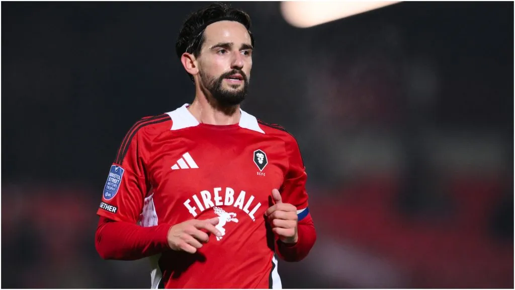 Liam Shephard of Salford City – Ben Roberts Photo/Getty Images