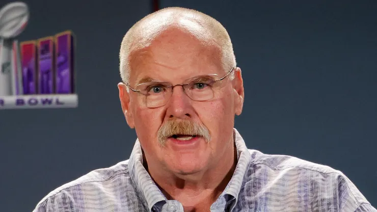 Andy Reid head coach of the Kansas City Chiefs