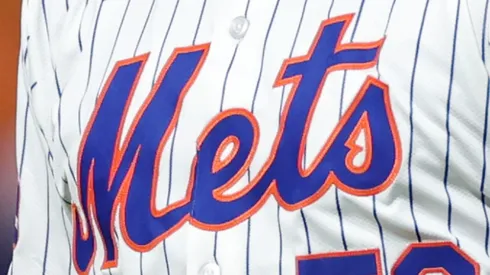 A close-up of Sean Manaea #59 jersey of the New York Mets.