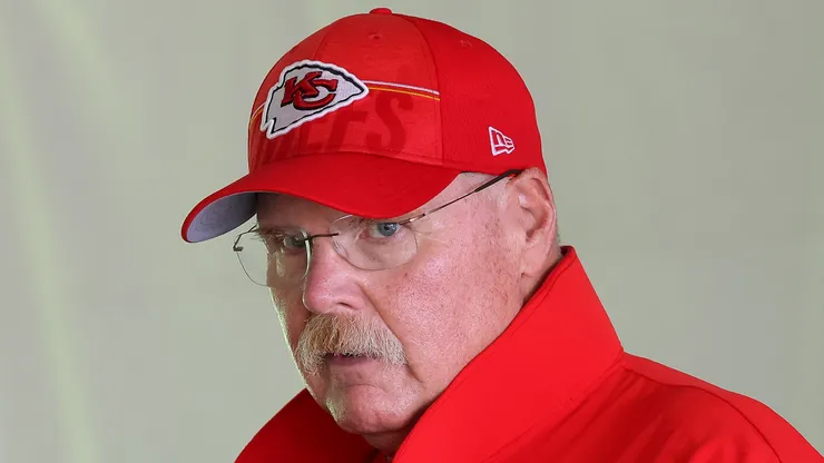 Andy Reid head coach of the Kansas City Chiefs