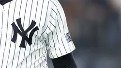 Tommy Kahnle #41 of the New York Yankees Jersey during the game against the Boston Red Sox at Yankee Stadium on July 05, 2024 in the Bronx borough of New York City.