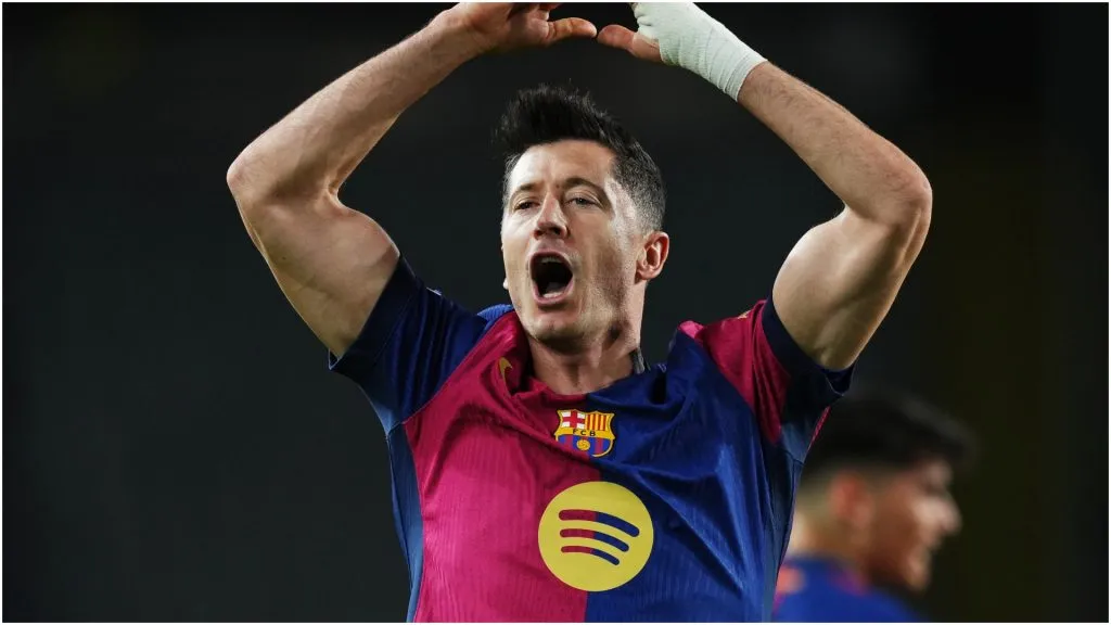 Robert Lewandowski of FC Barcelona – Alex Caparros/Getty Images