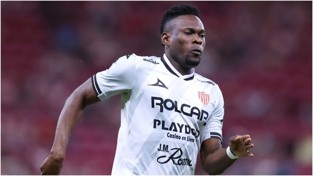 Diber Cambindo of Necaxa – Simon Barber/Getty Images