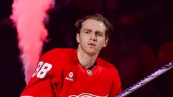 Patrick Kane at Little Caesars Arena in Detroit, Michigan.