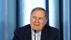 Head Coach Bill Belichick of the North Carolina Tar Heels speaks during a press conference at the Loudermilk Center on December 12, 2024 in Chapel Hill, North Carolina.