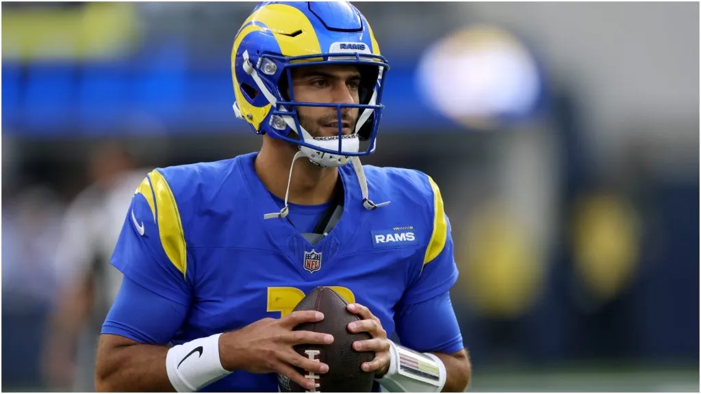 Jimmy Garoppolo of the Los Angeles Rams – Harry How/Getty Images