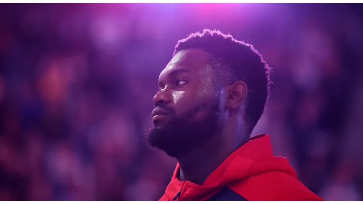 Zion Williamson #1 of the New Orleans Pelicans.