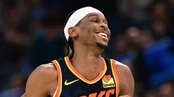 Shai Gilgeous-Alexander #2 of the Oklahoma City Thunder