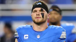 Aidan Hutchinson #97 of the Detroit Lions warms up prior to their game against the Los Angeles Rams at Ford Field on September 08, 2024.