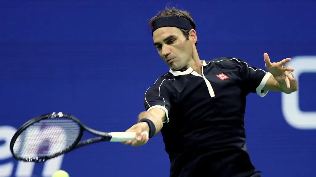 Roger Federer at the 2019 US Open (Elsa/Getty Images)