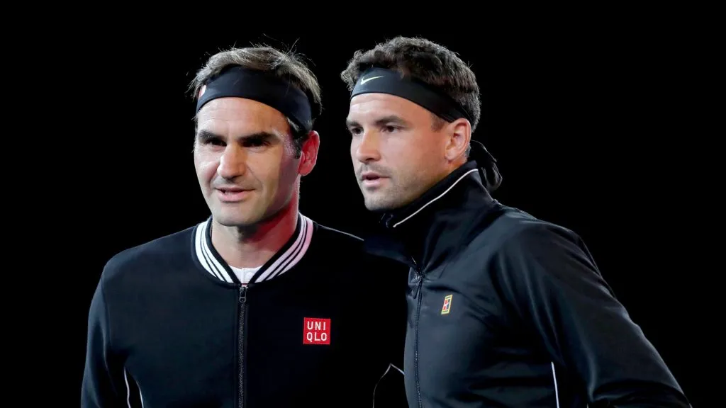 Grigor Dimitrov defeated Roger Federer in the quarterfinals of the 2019 US Open (Elsa/Getty Images)