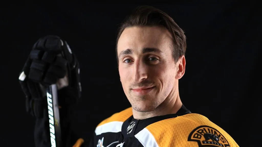 Brad Marchand #63 of the Boston Bruins poses for a portrait during the 2018 NHL All-Star at Amalie Arena on January 27, 2018 in Tampa, Florida.