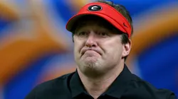 Head coach Kirby Smart of the Georgia Bulldogs walks onto the field prior to the Allstate Sugar Bowl against the Baylor Bears at Mercedes Benz Superdome on January 01, 2020 in New Orleans, Louisiana.