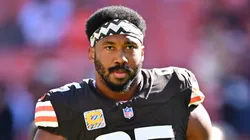 Myles Garrett, defensive end for the Cleveland Browns