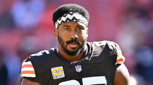 Myles Garrett, defensive end for the Cleveland Browns