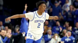 Jaxson Robinson #2 of the Kentucky Wildcats