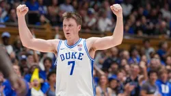 Kon Knueppel #7 of the Duke Blue Devils