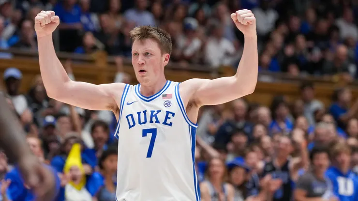 Kon Knueppel #7 of the Duke Blue Devils