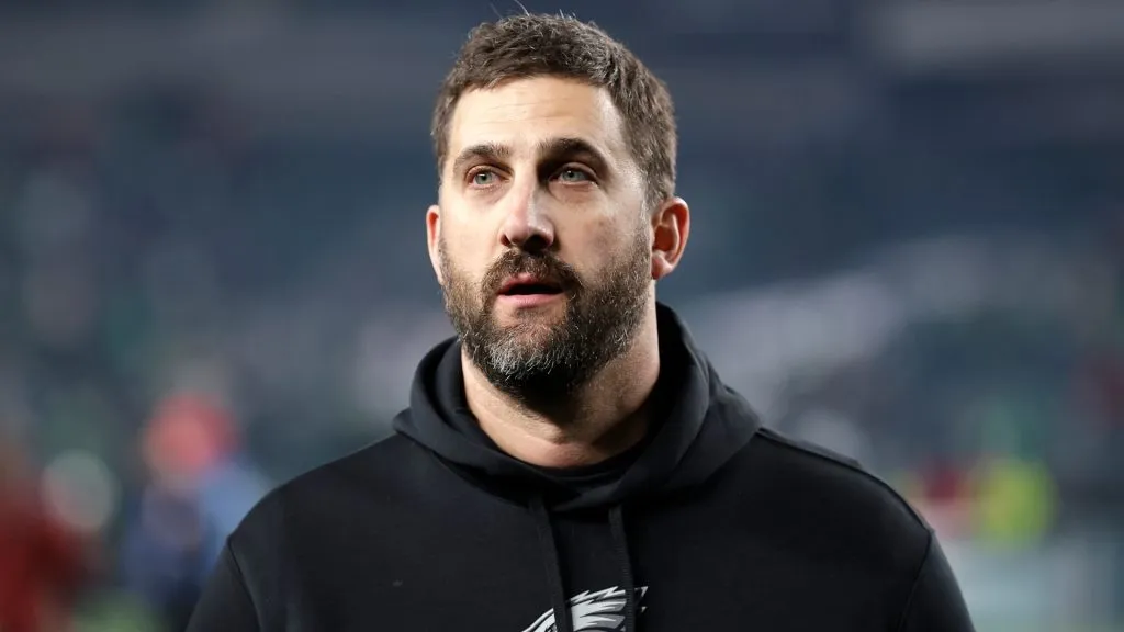Head coach Nick Sirianni of the Philadelphia Eagles looks on after the 33-25 win against the New York Giants at Lincoln Financial Field on December 25, 2023. (Source: Adam Hunger/Getty Images)