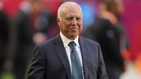 Philadelphia Eagles owner Jeffrey Lurie looks on before Super Bowl LVII between the Kansas City Chiefs and the Philadelphia Eagles at State Farm Stadium on February 12, 2023.