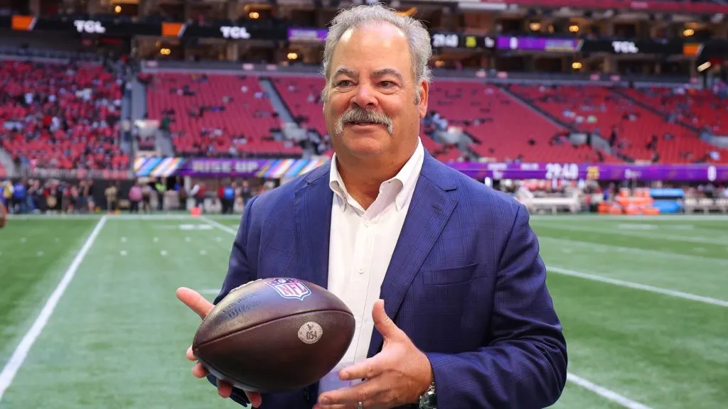 Houston Texans CEO Cal McNair walks across the field before the game against the Atlanta Falcons at Mercedes-Benz Stadium on October 08, 2023. (Source: Kevin C. Cox/Getty Images)