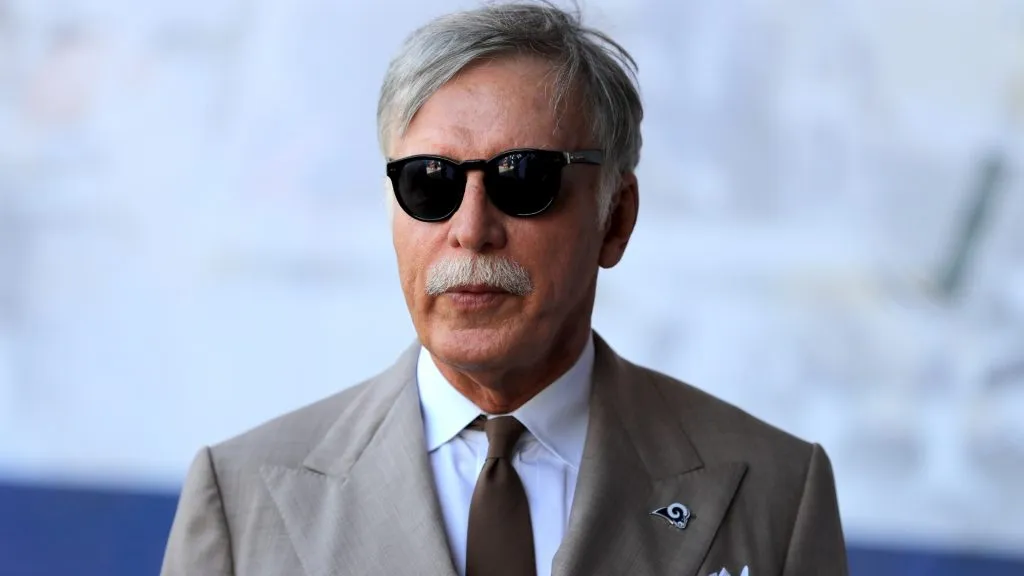 Owner Stan Kroenke of the Los Angeles Rams looks on prior to a game against the Indianapolis Colts at Los Angeles Memorial Coliseum on September 10, 2017. (Source: Sean M. Haffey/Getty Images)
