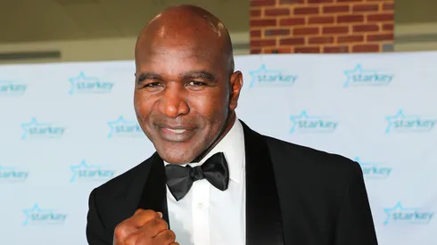 Evander Holyfield walks the red carpet at the 2018 So the World May Hear Awards Gala benefitting Starkey Hearing Foundation at the Saint Paul RiverCentre on July 15, 2018 in St. Paul, Minnesota.