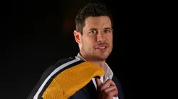 Sidney Crosby #87 of the Pittsburgh Penguins poses for a portrait prior to the 2023 NHL All-Star Game at FLA Live Arena on February 04, 2023 in Sunrise, Florida.