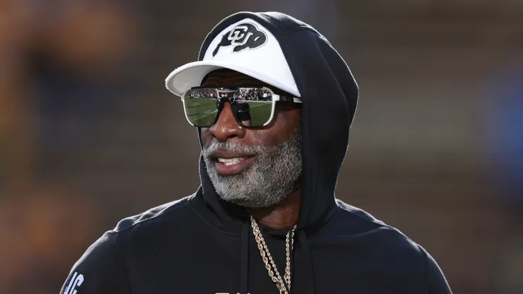Deion Sanders, head coach of the Colorado Buffaloes