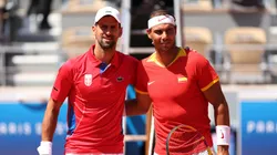 Novak Djokovic and Rafael Nadal at the Olympic Games Paris 2024