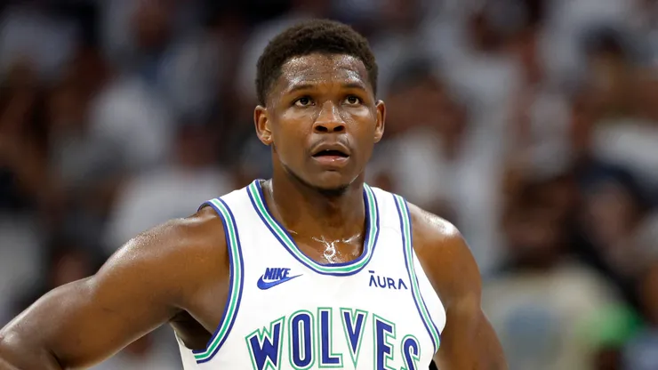 Anthony Edwards #5 of the Minnesota Timberwolves