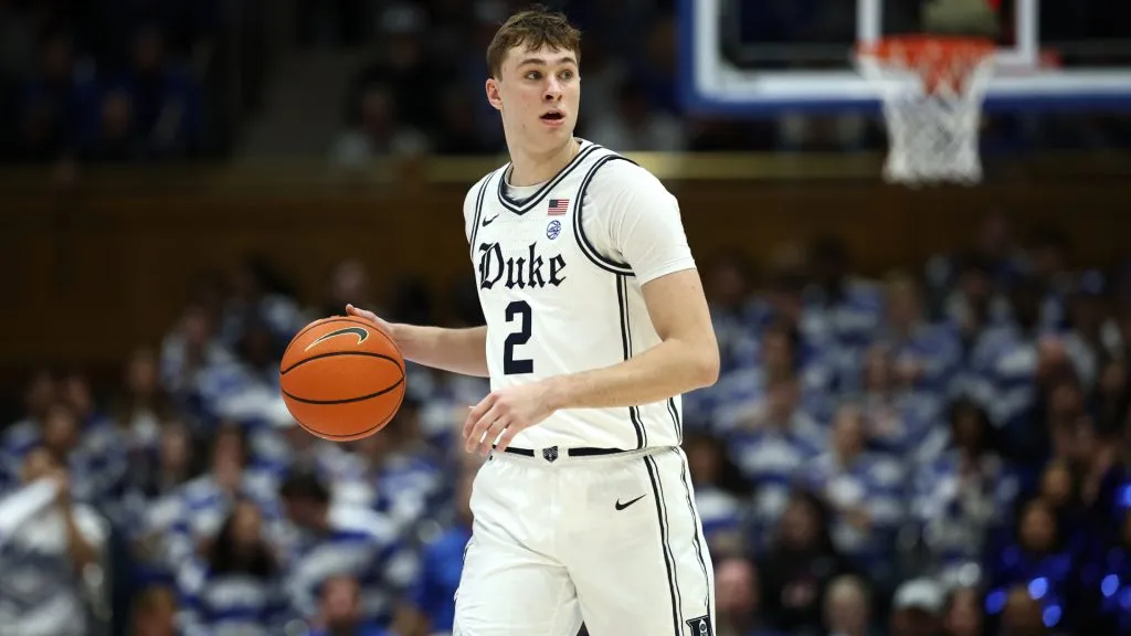 Cooper Flagg #2 of the Duke Blue Devils