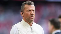 Lothar Matthaus seen prior to the Bundesliga match between FC Bayern München and RB Leipzig.