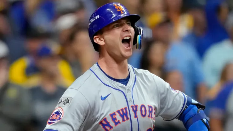 Pete Alonso #20 of the New York Mets.