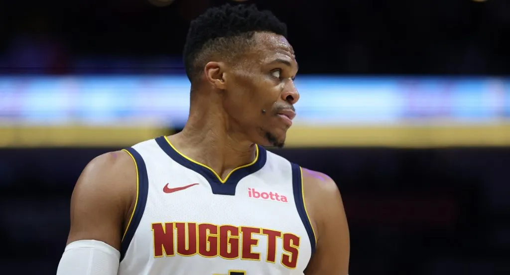 Russell Westbrook played for the Denver Nuggets last season.