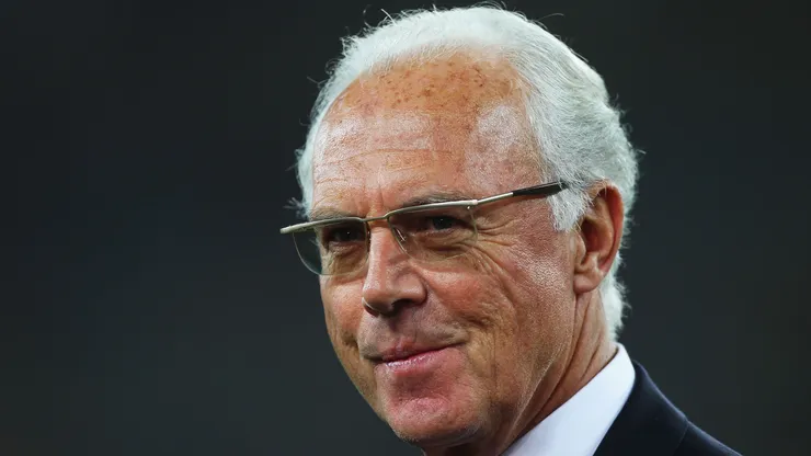 Franz Beckenbauer attends the 2010 FIFA World Cup South Africa Semi Final match between Germany and Spain at Durban Stadium on July 7, 2010.