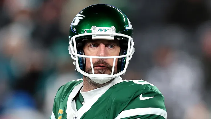 Aaron Rodgers, quarterback for the New York Jets