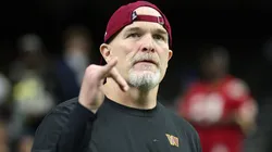 Washington Commanders head coach Dan Quinn looks on prior to a game against the New Orleans Saints at Caesars Superdome on December 15, 2024 in New Orleans, Louisiana.