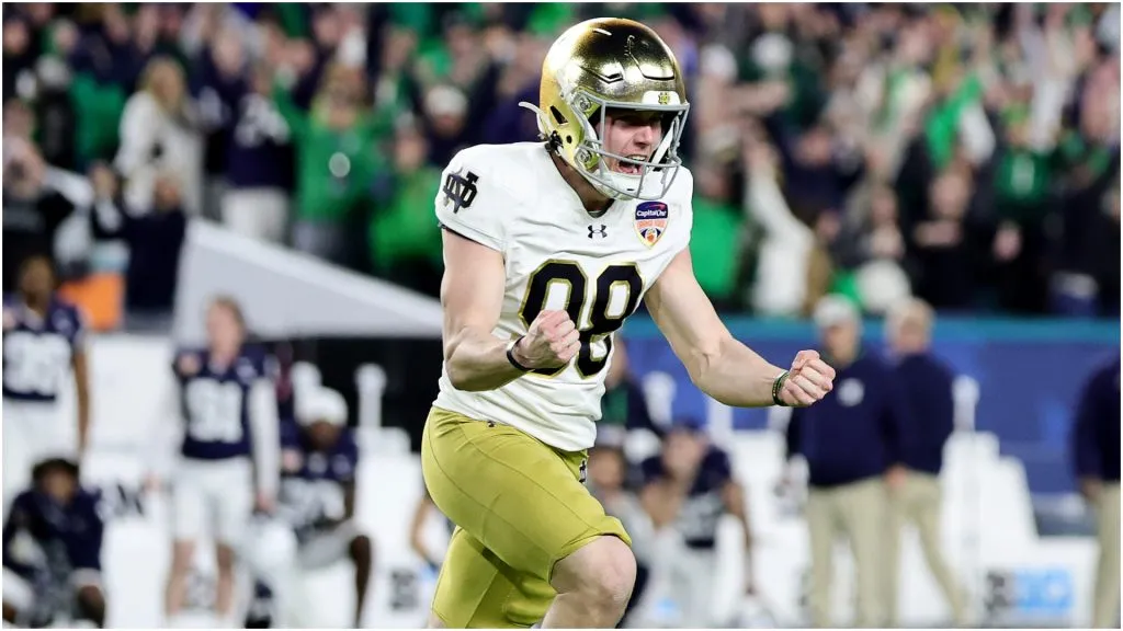 Mitch Jeter of the Notre Dame Fighting Irish – Carmen Mandato/Getty Images