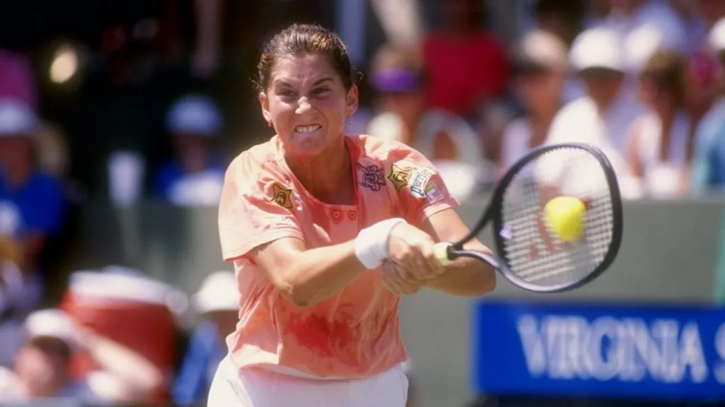 Monica Seles in 1992 (Ken Levine/Getty Images)