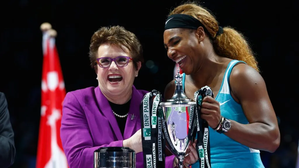 Billie Jean King and Serena Williams (Julian Finney/Getty Images)