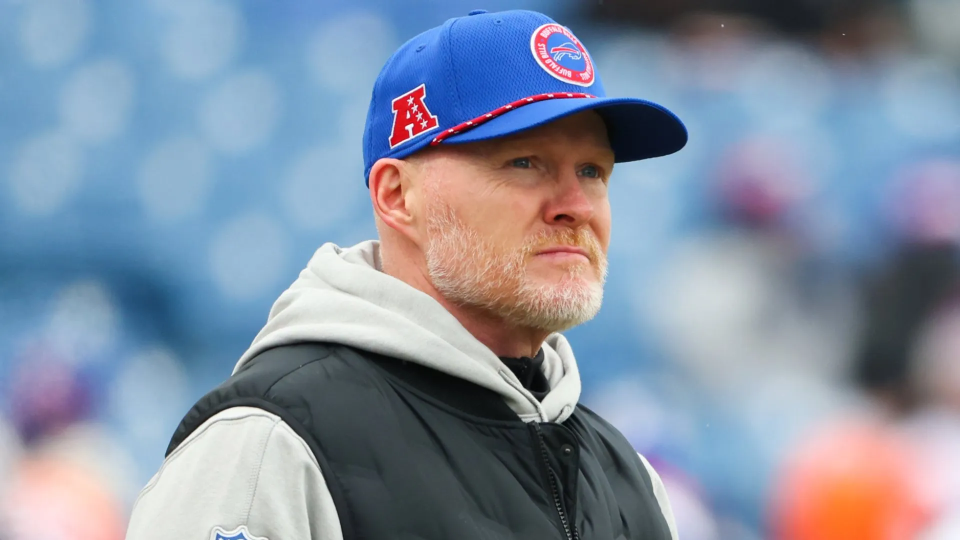 Sean McDermott looks up
