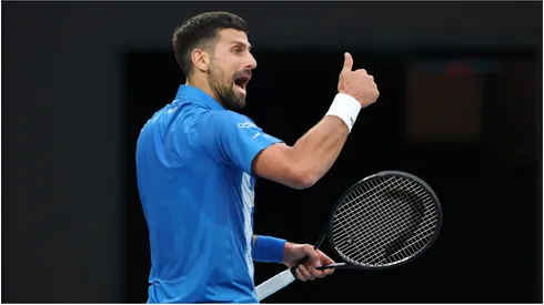 Novak Djokovic of Serbia