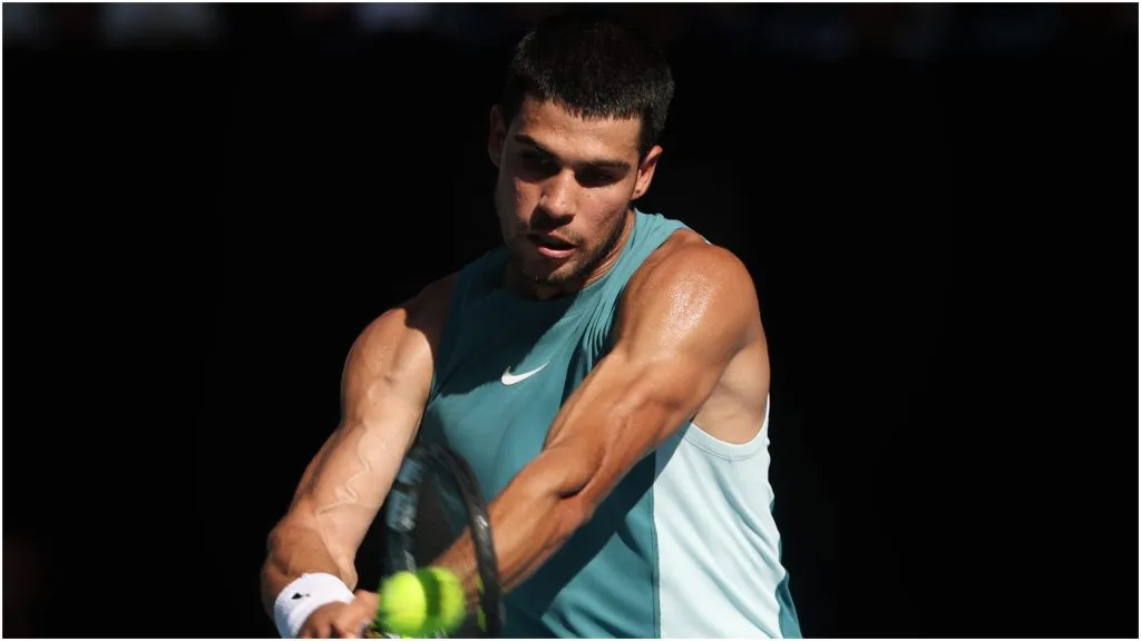 Carlos Alcaraz of Spain – Daniel Pockett/Getty Images