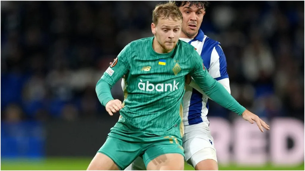 Valentyn Rubchynskyi of FC Dynamo Kyiv – Juan Manuel Serrano Arce/Getty Images