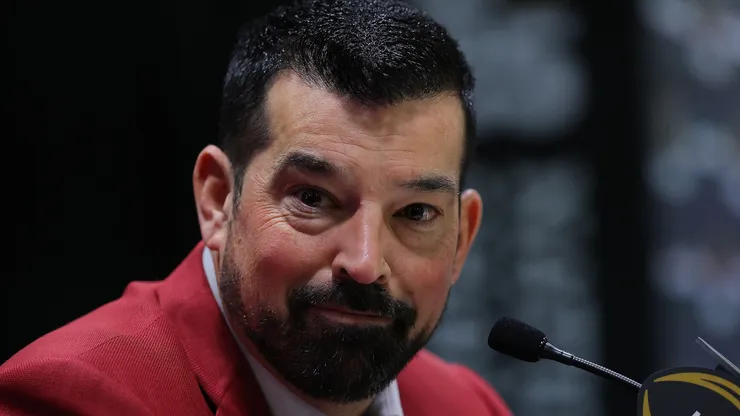 Ryan Day of the Ohio State Buckeyes in Atlanta, Georgia.